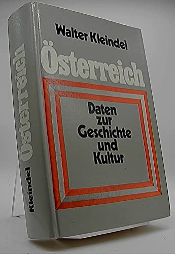 Imagen de archivo de sterreich. Daten zur Geschichte u. Kultur. a la venta por Neusser Buch & Kunst Antiquariat