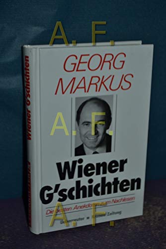 9783800034598: Wiener G'schichten. Die besten Anekdoten zum Nachlesen