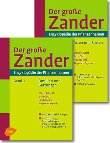 Stock image for Der groe Zander. Enzyklopdie der Pflanzennamen for sale by dsmbooks