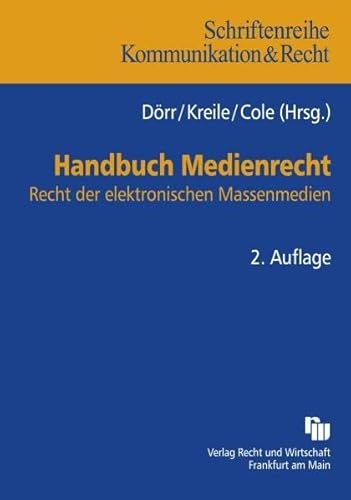 Beispielbild fr Handbuch Medienrecht Recht der elektronischen Massenmedien zum Verkauf von Buchpark