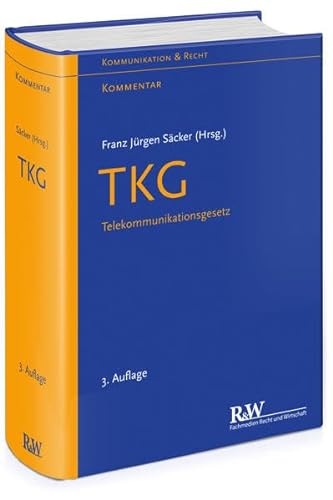 TKG - TelekommunikationsgeSetz (9783800515578) by SÃ¤cker, Franz JÃ¼rgen