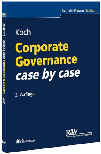 9783800518128: Corporate Governance case by case