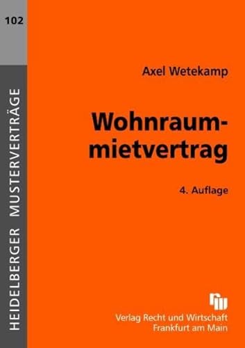 Beispielbild fr Wohnraummietvertrag zum Verkauf von Buchpark