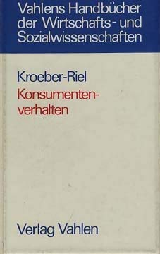 9783800603220: Konsumentenverhalten (Vahlens Handbücher der Wirtschafts- und Sozialwissenschaften) (German Edition)