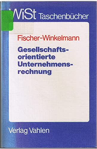 Imagen de archivo de Gesellschaftsorientierte Unternehmensrechnung a la venta por medimops