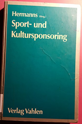 9783800613427: Sport- und Kultursponsoring (German Edition)