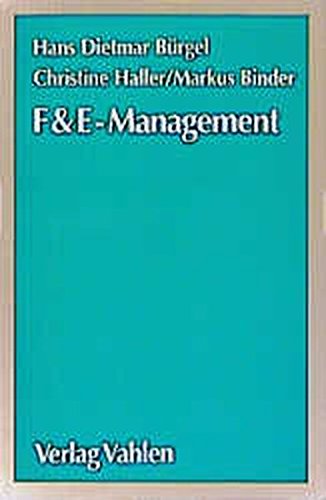 Imagen de archivo de F und E-Management a la venta por Buchpark
