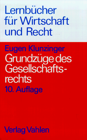 Imagen de archivo de Grundzge des Gesellschaftsrechts a la venta por medimops