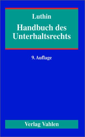 Stock image for Handbuch des Unterhaltsrechts. for sale by dsmbooks