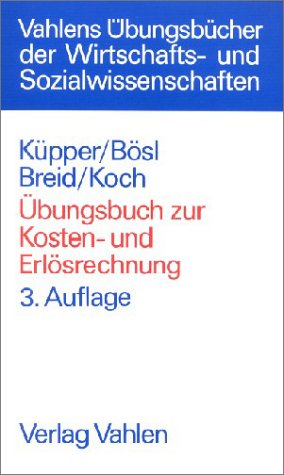 Imagen de archivo de bungsbuch zur Kosten- und Erlsrechnung a la venta por biblion2