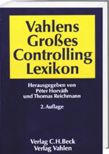 Beispielbild fr Vahlens Groes Controlling-Lexikon zum Verkauf von medimops