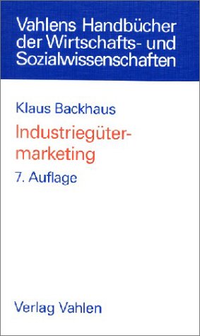 Beispielbild fr Industriegtermarketing zum Verkauf von medimops