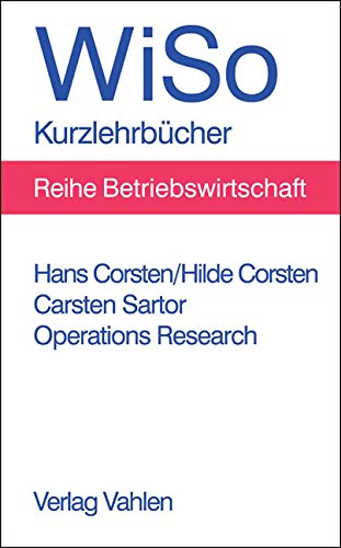9783800632022: Operations Research