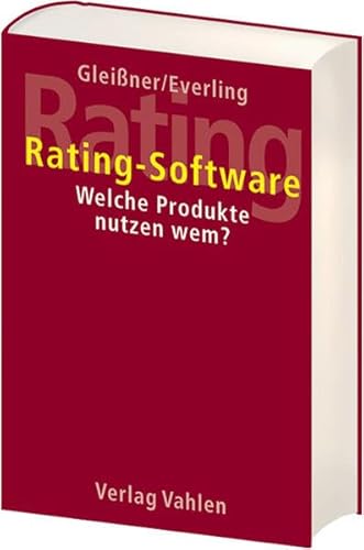 Beispielbild fr Rating-Software. Welche Produkte nutzen wem? Von Werner Gleiner (Autor), Oliver Everling (Autor) Fr viele Mittelstndler stellt sich zur Zeit die Frage der Verbesserung des eigenen Rating-Ergebnisses, wenn sie auch noch zuknftig, nach dem Inkrafttreten des Baseler Konsultationspapiers im Jahre 2006, im Wettbewerb um Fremdkapital bestehen wollen. Zu diesem Zweck existiert bereits eine Vielzahl von Rating-Software-Angeboten auf dem Markt.Jedoch besteht durch die Software-Anwendung in der Regel keine ausreichende Transparenz, welche Bewertungsmethoden und Gewichtungen der Teilergebnisse vorgenommen werden. Ein falsch interpretiertes Ergebnis kann jedoch erhhte Finanzierungskosten nach sich ziehen. Deshalb ist es sinnvoll, eine Entscheidungshilfe bei der Wahl der Rating-Software heranzuziehen und die verwendete Software entsprechend zu bewerten.? In Teil I des Buches werden aufbauend auf die methodischen Grundlagen und den Erfordernissen eines Rating auf der Basis des Basel II-Akkords zum Verkauf von BUCHSERVICE / ANTIQUARIAT Lars Lutzer