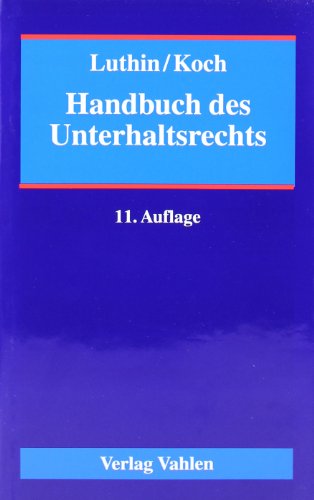 Stock image for Handbuch des Unterhaltsrechts for sale by Antiquariat BuchX