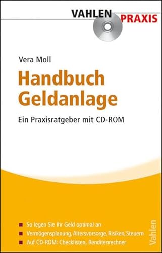 Stock image for Handbuch Geldanlage - Ein Praxisratgeber mit CD-ROM for sale by medimops
