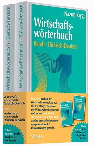 Stock image for Wirtschaftswrterbuch Trkisch-Deutsch / Deutsch-Trkisch: In 2 Bnden. Trkisch-Deutsch / Deutsch-Trkisch for sale by Books Unplugged