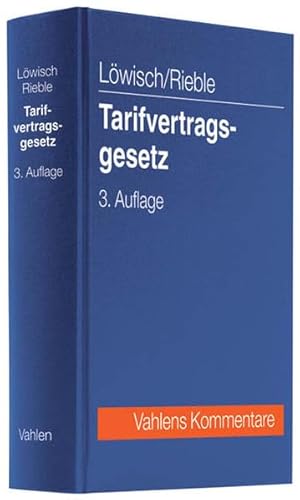 Beispielbild fr Tarifvertragsgesetz zum Verkauf von medimops