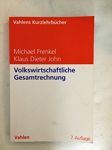 Stock image for Volkswirtschaftliche Gesamtrechnung for sale by medimops