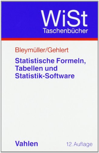 Beispielbild fr Statistische Formeln, Tabellen und Statistik-Software zum Verkauf von medimops