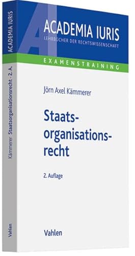 Staatsorganisationsrecht (9783800638956) by JÃ¶rn Axel KÃ¤mmerer