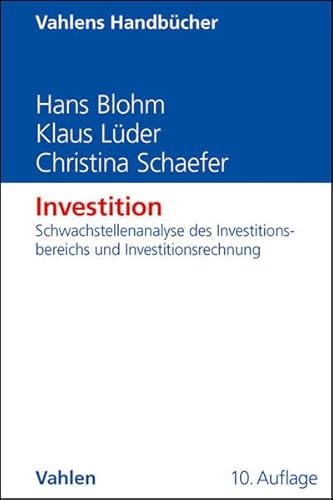 Imagen de archivo de Investition: Schwachstellenanalyse des Investitionsbereichs und Investitionsrechnung a la venta por medimops