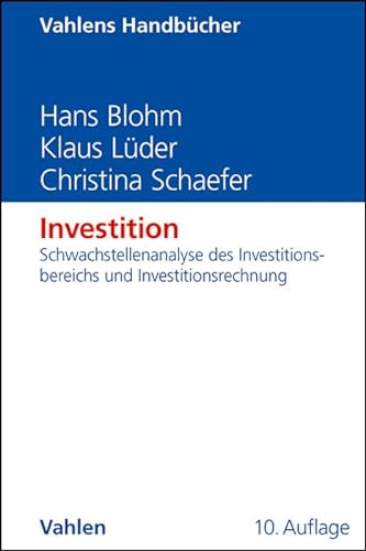 Stock image for Investition: Schwachstellenanalyse des Investitionsbereichs und Investitionsrechnung for sale by medimops