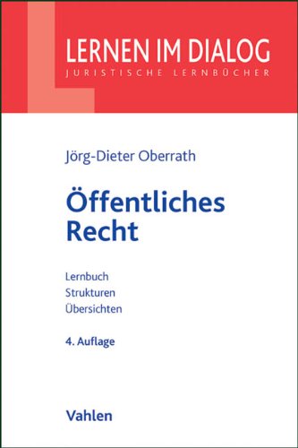 Imagen de archivo de ffentliches Recht: Lernbuch, Strukturen, bersichten a la venta por medimops