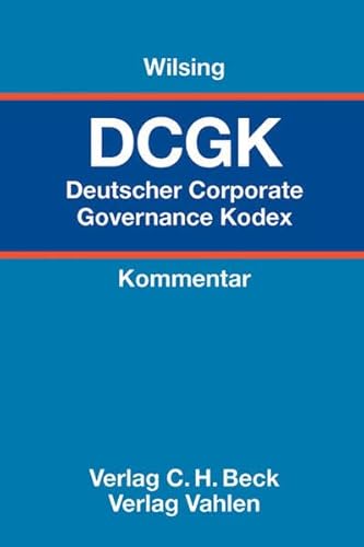 9783800639595: Deutscher Corporate Governance Kodex