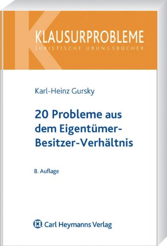Stock image for 20 Probleme aus dem Eigentmer-Besitzer-Verhltnis for sale by medimops