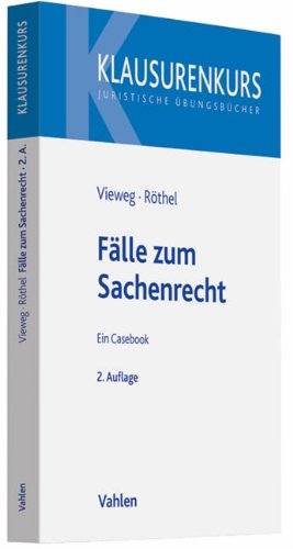 Stock image for Flle zum Sachenrecht: Ein Casebook for sale by medimops