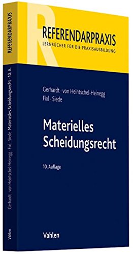 Stock image for Materielles Scheidungsrecht for sale by medimops