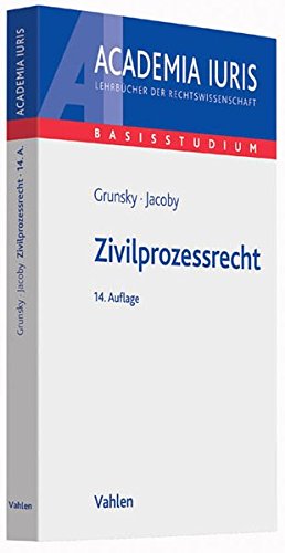 Stock image for Zivilprozessrecht for sale by medimops