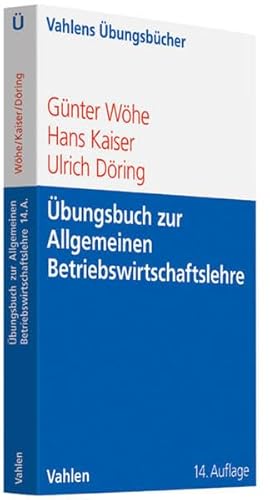 Beispielbild fr bungsbuch zur Einfhrung in die Allgemeine Betriebswirtschaftslehre zum Verkauf von medimops