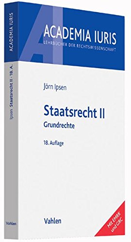 Stock image for Staatsrecht II: Grundrechte (Academia Iuris) for sale by medimops
