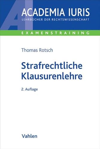 Stock image for Strafrechtliche Klausurenlehre for sale by Jasmin Berger