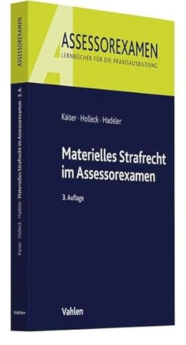 Beispielbild fr Materielles Strafrecht im Assessorexamen zum Verkauf von medimops