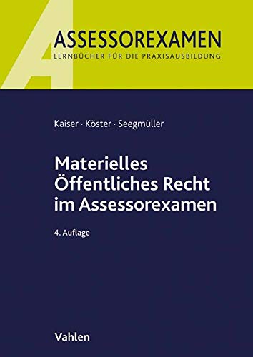 Imagen de archivo de Materielles ffentliches Recht im Assessorexamen a la venta por medimops