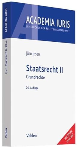 Stock image for Staatsrecht II: Grundrechte (Academia Iuris) for sale by medimops