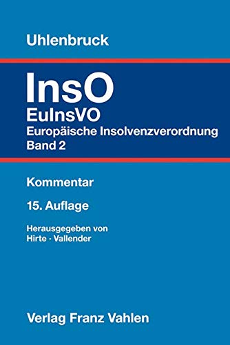 Beispielbild fr Insolvenzordnung Band 2: EuInsVO zum Verkauf von WorldofBooks