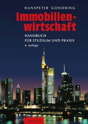 Beispielbild fr Immobilienwirtschaft zum Verkauf von Blackwell's