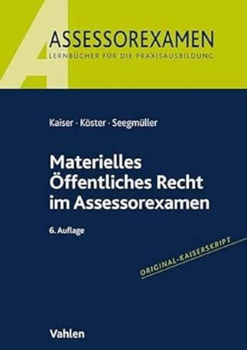 Stock-Bild f�r Materielles �ffentliches Recht im Assessorexamen