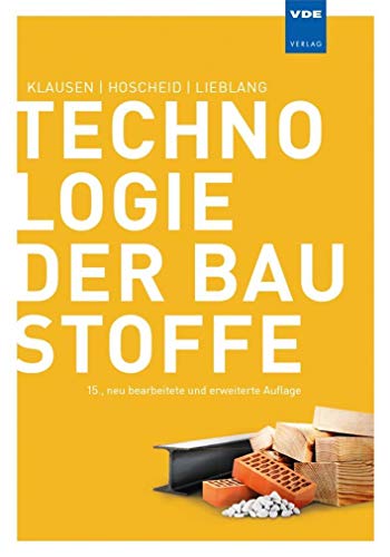 Stock image for Technologie der Baustoffe for sale by Blackwell's