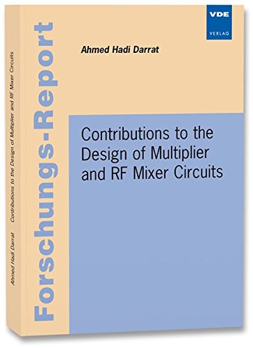9783800739837: Contributions to the Design of Multiplier and RF Mixer Circuits