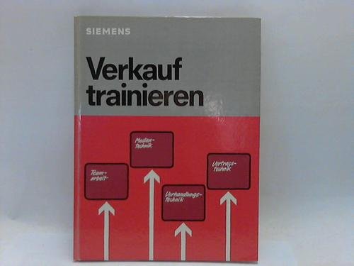 Beispielbild fr Verkauf trainieren [Hardcover] zum Verkauf von tomsshop.eu