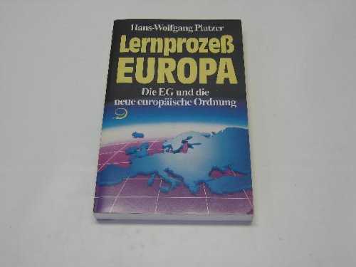 9783801201906: Lernprozess Europa. Die EG und die neue europische Ordnung. Eine Einfhrung