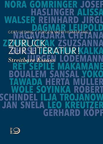 9783801205003: Back to literature !: Controversial essays (German)