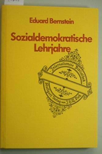 Beispielbild fr Sozialdemokratische Lehrjahre. M. e. Einleitung v. Thomas H. Eschbach, zum Verkauf von modernes antiquariat f. wiss. literatur