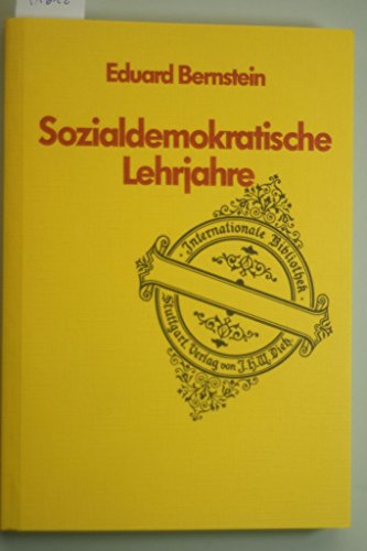 Stock image for Sozialdemokratische Lehrjahre for sale by medimops