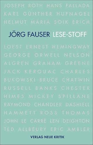 9783801503666: LESE-STOFF: Von Joseph Roth bis Eric Ambler